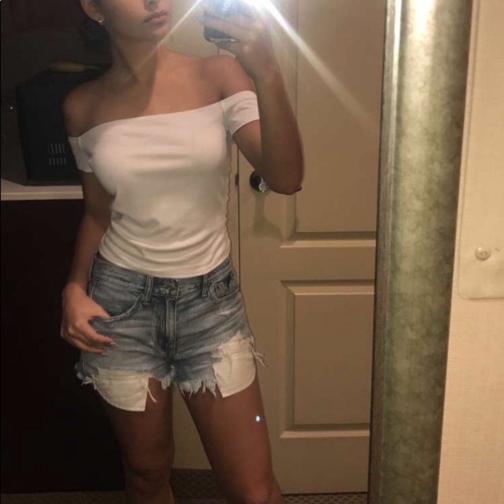 American eagle jean shorts